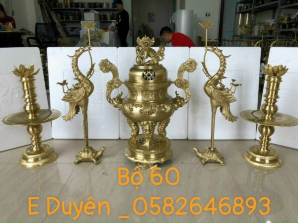 bộ ngũ sự hoa sòi 60cm