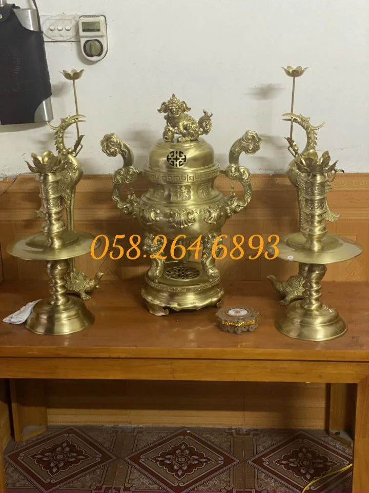 bộ ngũ sự hoa sòi 70cm