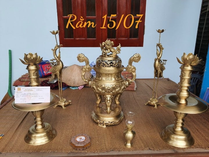 Bộ Ngũ sự song long 65cm ngũ sự song long 65