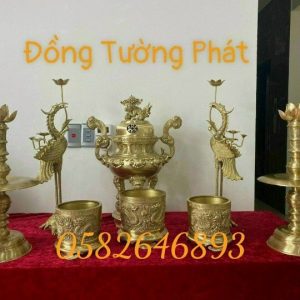 Bộ đỉnh đồng ngũ sự hoa sòi 65
