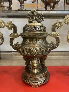 Giá bộ đỉnh hương bằng đồng