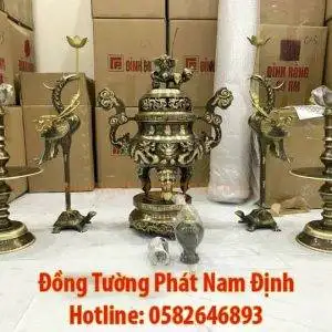 Bộ Đỉnh Đồng Hun 65cm