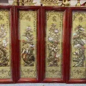 tranh xuân hạ thu đông