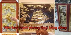 Tranh Phong Thuỷ Bằng Đồng