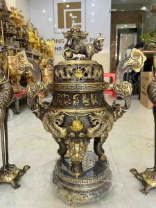 101+ Mẫu Ngũ Sự Đồng Giá Dưới 12tr Bộ đỉnh tam sự dát vàng
