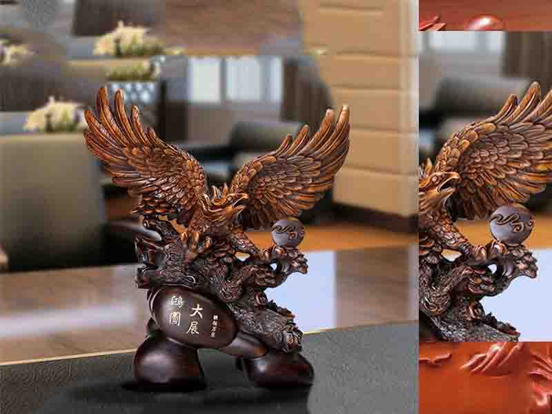 Tranh Đồng Phong Thủy Đại Bàng Tung Cánh