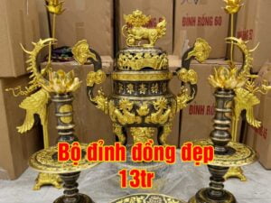 Bộ đỉnh đồng đẹp
