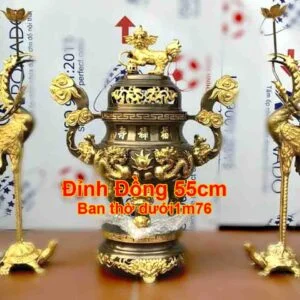 Đỉnh Thờ 55cm Ban thờ dưới1m76