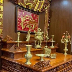 Đỉnh thờ bằng đồng 65cm nặng 36kg