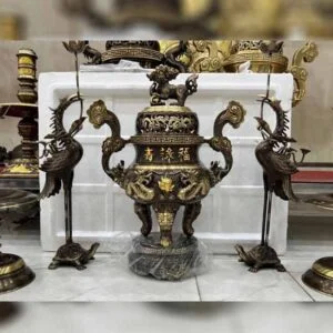 Đỉnh thờ 65cm bằng đồng 65cm nặng 36kg