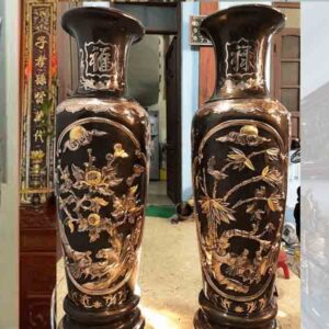 Lục Bình Băng Đồng Cao 117cm Chất Liệu Gò Từ Vỏ Đạn Catut