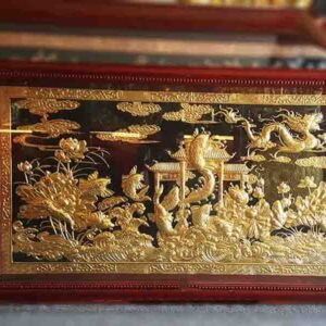 Tranh Đồng Cá Chép Vượt Vũ Môn 1m55