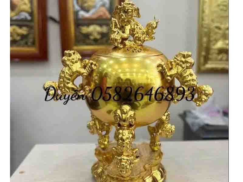 Đỉnh Thất Lân Dát Vàng