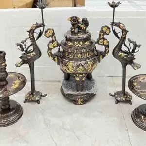 Ngũ Sự đỉnh đồng Khảm Ngũ Sắc