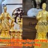 Tượng Trần Hưng Đạo Dát Vàng Cao 57cmnặng 14kg