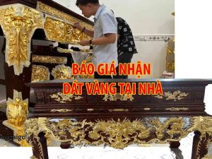 Báo Giá Dát Vàng Đồ Gỗ Nguyên Liệu Lá Vàng 24k