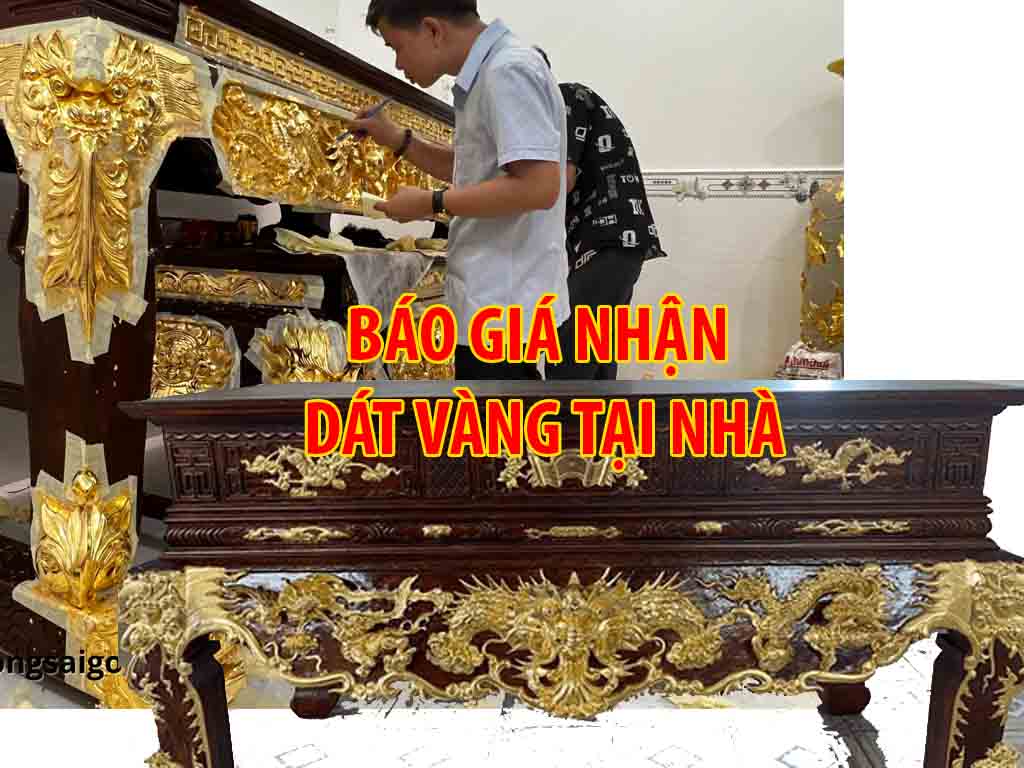 Báo Giá Dát Vàng Đồ Gỗ Nguyên Liệu Lá Vàng 24k Báo Giá Dát Vàng Đồ Gỗ Nguyên Liệu Lá Vàng 24k