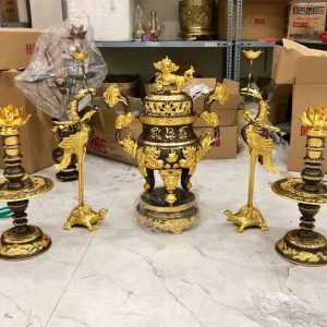 Đỉnh Đồng Màu Hun Dát Vàng 65