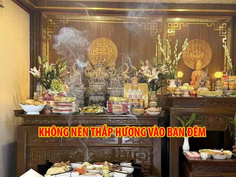 Có Nên Thắp Hương Ban Đêm Khuya Không? Không Nênthắp Hương Ban Đêm Khuya