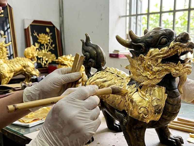 Giá Bộ Ngũ Sự Bằng Đồng Cao 65cm Bao Nhiêu? Bộ Ngũ Sự 65cm gồm Những Gì Ngũ Sự Bằng Đồng Cao 65cm